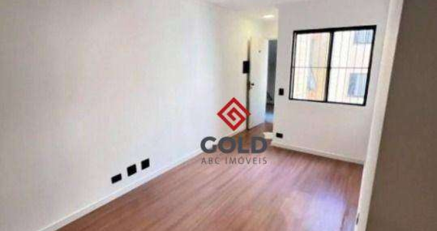 Apartamento com 2 dormitórios à venda, 53 m² por R$ 280.000,00 - Vila Scarpelli - Santo André/SP