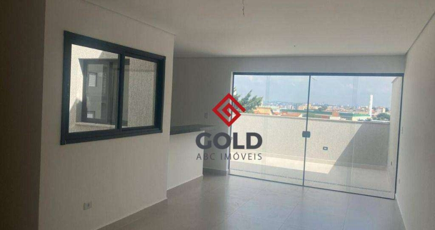 Cobertura com 2 dormitórios à venda, 110 m² por R$ 670.000,00 - Santa Maria - Santo André/SP