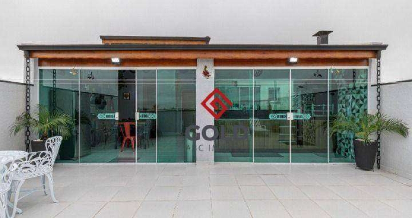 Cobertura com 3 dormitórios à venda, 168 m² por R$ 850.000,00 - Vila Alto de Santo André - Santo André/SP