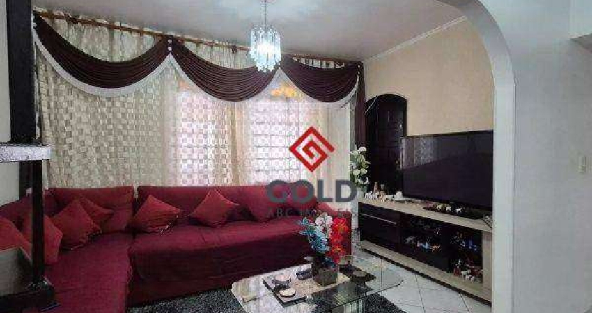 Sobrado com 3 dormitórios à venda, 231 m² por R$ 617.000,00 - Parque Erasmo Assunção - Santo André/SP