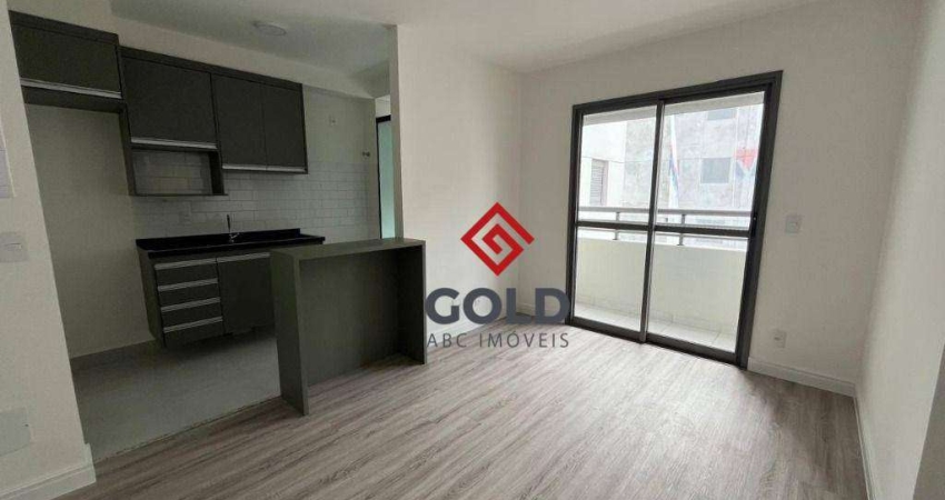 Apartamento com 2 dormitórios para alugar, 59 m² por R$ 3.002/mês - Vila São Pedro - Santo André/SP