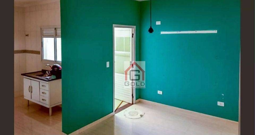 Apartamento com 3 dormitórios, 80 m² - venda por R$ 426.000,00 ou aluguel por R$ 2.635,00/mês - Vila Curuçá - Santo André/SP