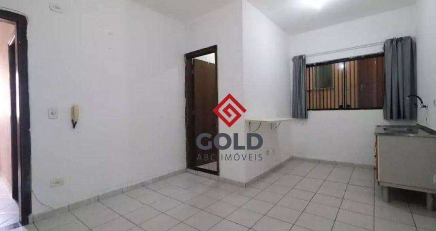 Kitnet com 1 dormitório para alugar, 20 m² por R$ 803,20/mês - Parque João Ramalho - Santo André/SP