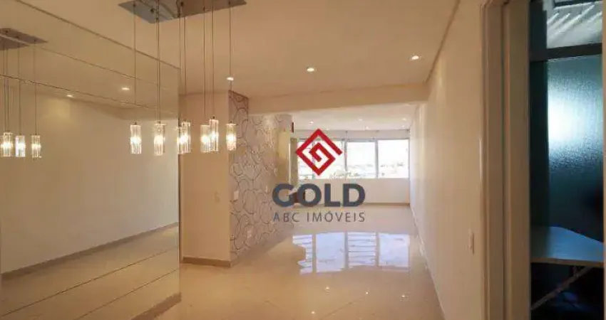Apartamento com 2 dormitórios para alugar, 75 m² por R$ 5.195,00/mês - Jardim Bela Vista - Santo André/SP