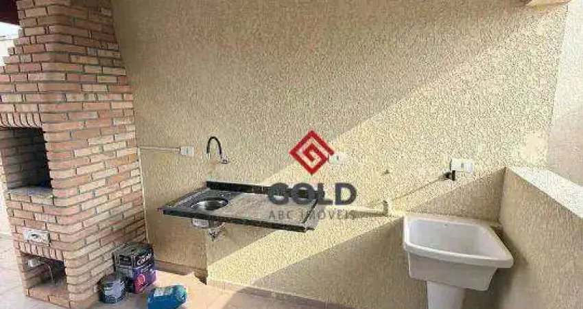 Cobertura com 2 dormitórios, 141 m² - venda por R$ 520.000,00 ou aluguel por R$ 3.009,00/mês - Vila Curuçá - Santo André/SP