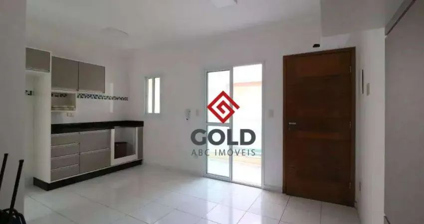 Apartamento com 2 dormitórios para alugar, 51 m² por R$ 2.824,69/mês - Parque das Nações - Santo André/SP