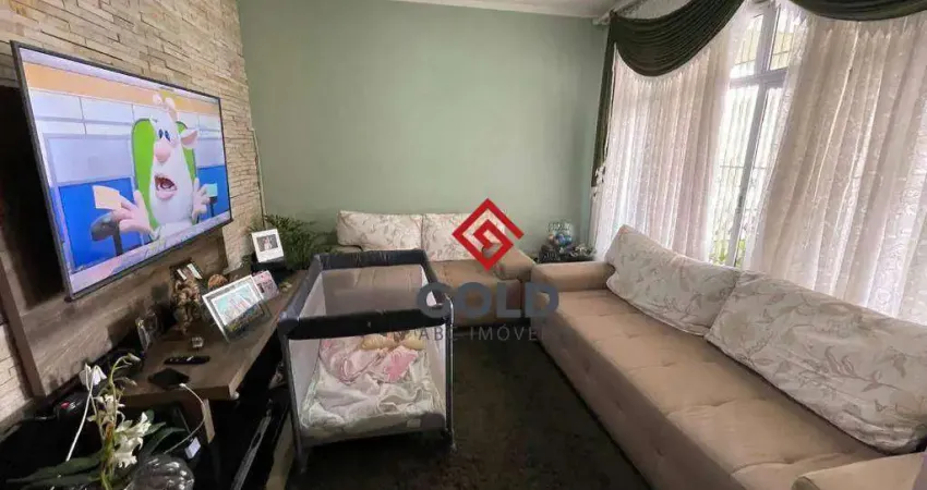 Sobrado com 3 dormitórios à venda, 80 m² por R$ 640.000,00 - Utinga - Santo André/SP