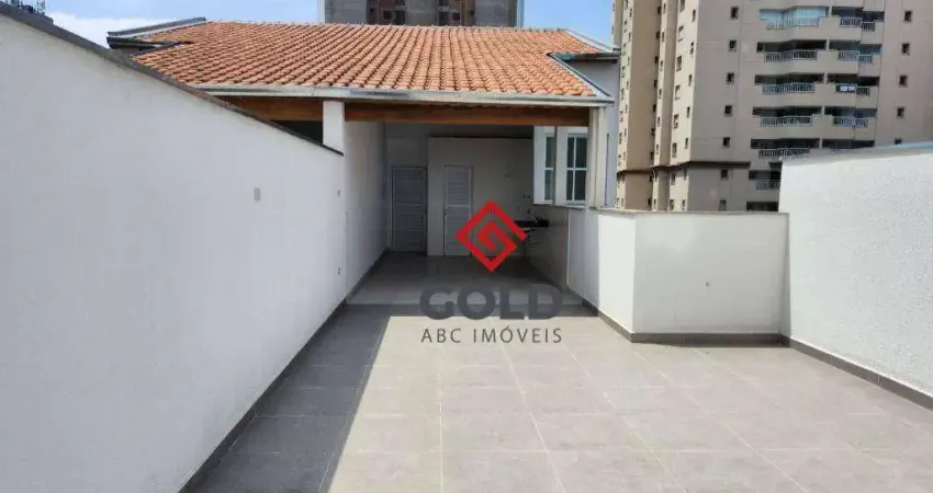 Cobertura com 3 dormitórios à venda, 146 m² por R$ 850.000,00 - Campestre - Santo André/SP