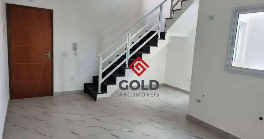 Cobertura com 3 dormitórios à venda, 163 m² por R$ 890.000,00 - Campestre - Santo André/SP
