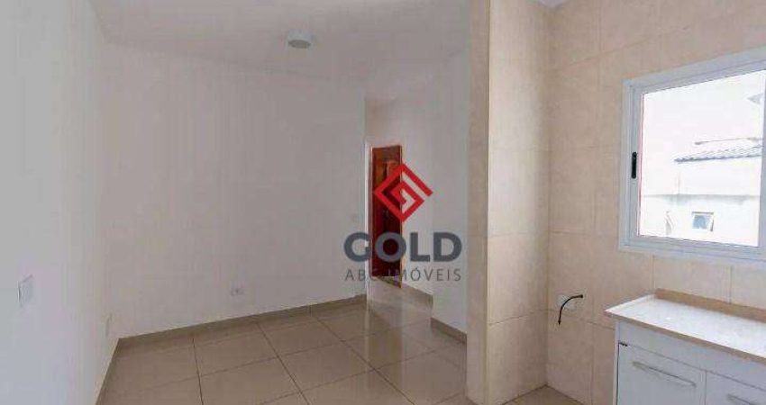 Cobertura com 2 dormitórios para alugar, 43 m² por R$ 1.920,00/mês - Parque João Ramalho - Santo André/SP
