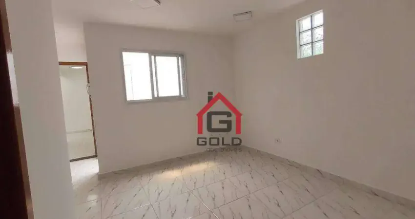 Apartamento com 2 dormitórios para alugar, 48 m² por R$ 1.528,91/mês - Jardim Utinga - Santo André/SP