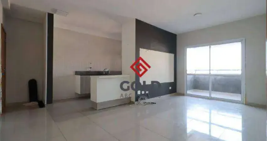 Apartamento com 2 dormitórios para alugar, 80 m² por R$ 4.050,26/mês - Campestre - Santo André/SP