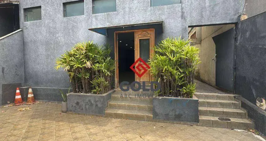 Salão para alugar, 474 m² por r$ 6.445,00/mês - parque novo oratório - santo andré/sp