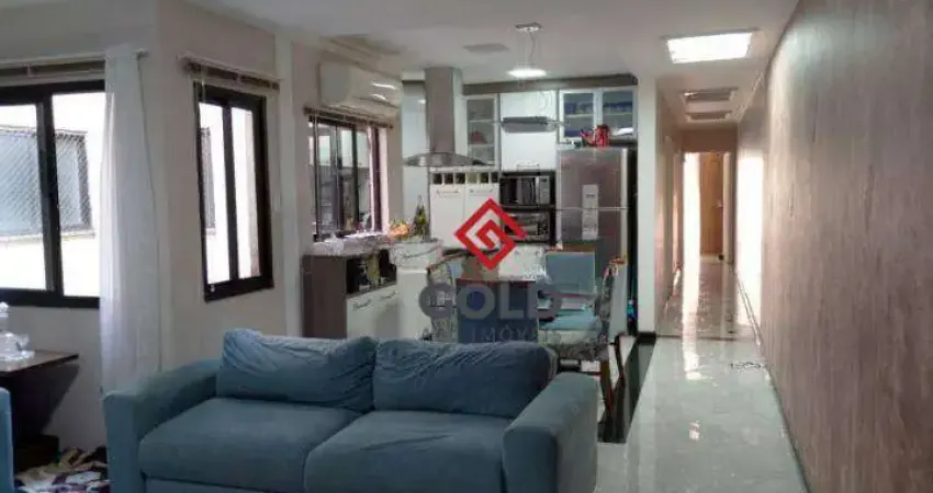 Cobertura com 3 dormitórios à venda, 143 m² por r$ 750.000,00 - parque das nações - santo andré/sp