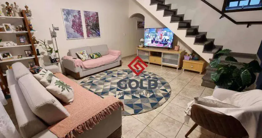 Sobrado com 3 dormitórios à venda, 165 m² por r$ 680.000,00 - jardim utinga - santo andré/sp