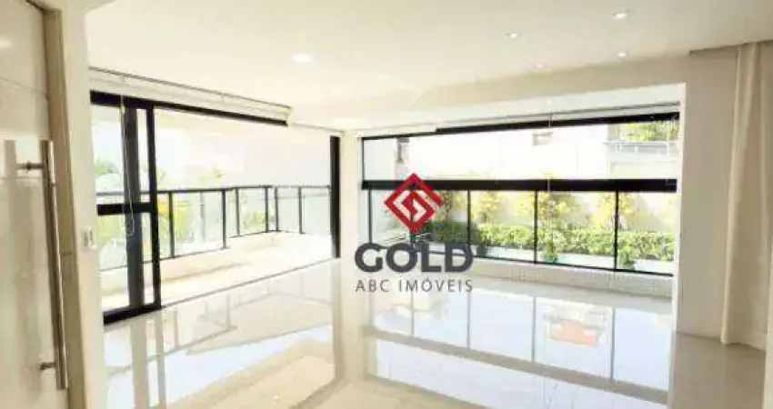 Apartamento com 3 dormitórios, 139 m² - venda por r$ 2.200.000,00 ou aluguel por r$ 9.980,00/mês - jardim - santo andré/sp