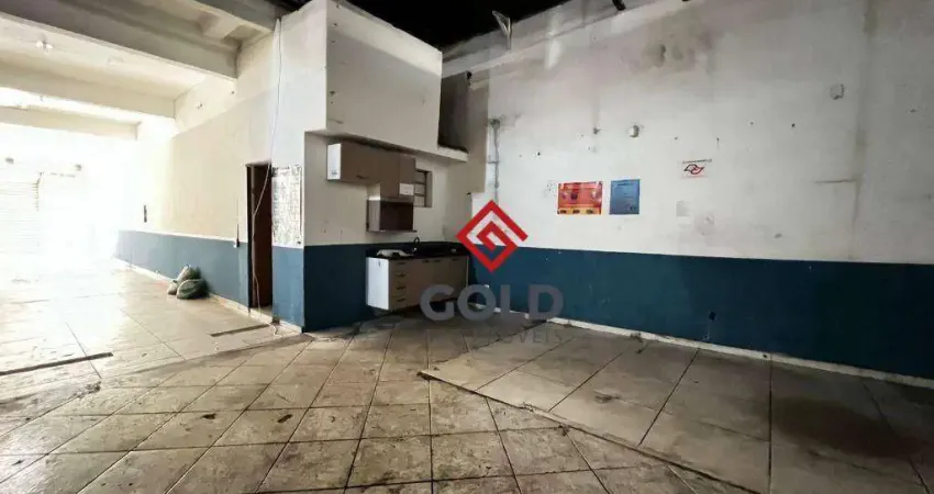 Salão para alugar, 170 m² por r$ 7.744,00/mês - vila alto de santo andré - santo andré/sp