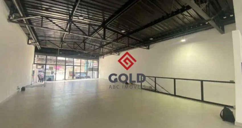Salão para alugar, 350 m² por r$ 25.650,00/mês - jardim - santo andré/sp