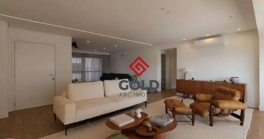 Apartamento com 3 dormitórios à venda, 227 m² por r$ 3.600.000,00 - vila gilda - santo andré/sp