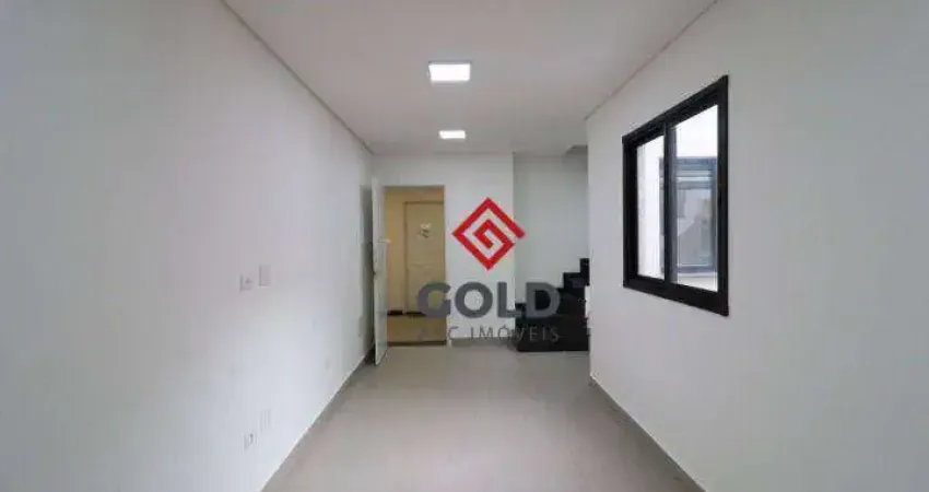 Cobertura com 2 dormitórios, 88 m² - venda por r$ 460.000,00 ou aluguel por r$ 2.657,00/mês - santa teresinha - santo andré/sp