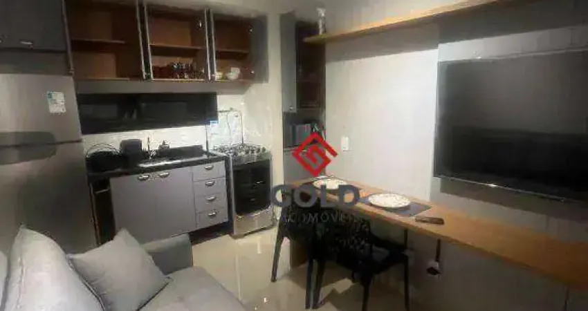 Apartamento com 2 dormitórios à venda, 37 m² por r$ 365.000,00 - vila valparaíso - santo andré/sp