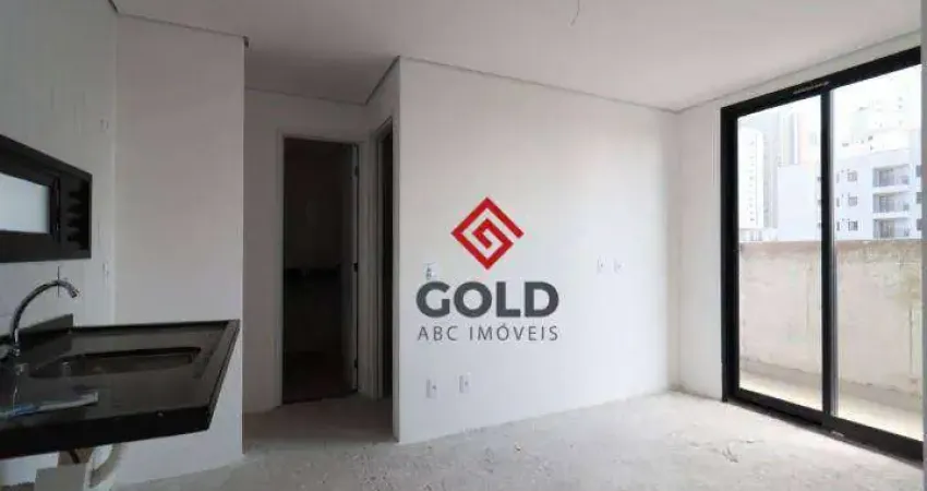 Apartamento com 2 dormitórios à venda, 36 m² por r$ 370.000,00 - campestre - santo andré/sp