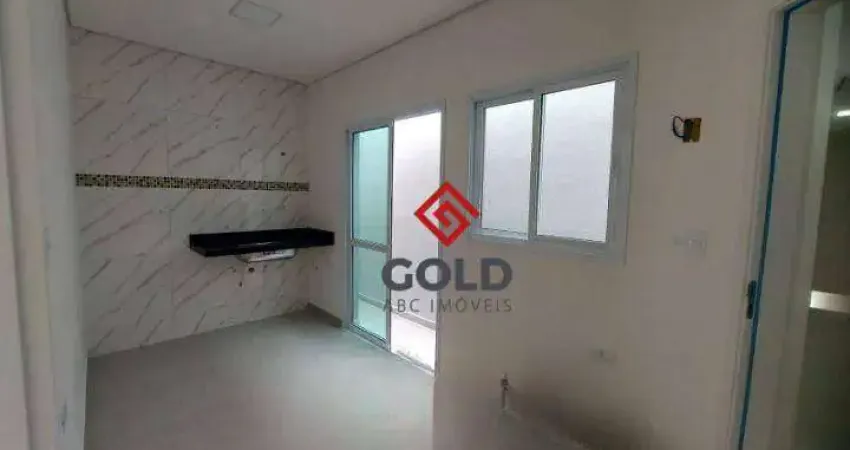 Kitnet para alugar, 22 m² por r$ 1.370,00/mês - parque novo oratório - santo andré/sp