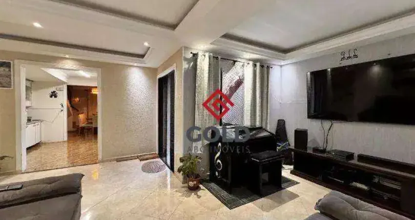 Sobrado com 3 dormitórios à venda, 199 m² por r$ 700.000,00 - vila camilópolis - santo andré/sp