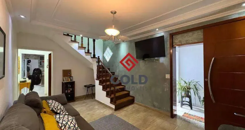 Sobrado com 3 dormitórios à venda, 185 m² por r$ 900.000,00 - vila curuçá - santo andré/sp