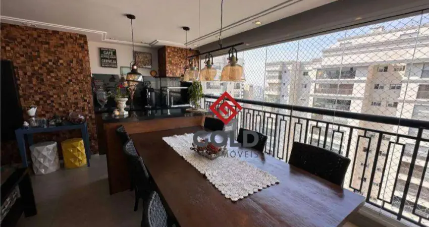 Apartamento com 3 dormitórios à venda, 177 m² por r$ 2.500.000,00 - campestre - santo andré/sp