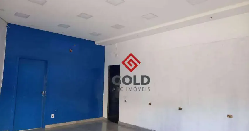 Salão para alugar, 40 m² por r$ 3.111,00/mês - vila alto de santo andré - santo andré/sp