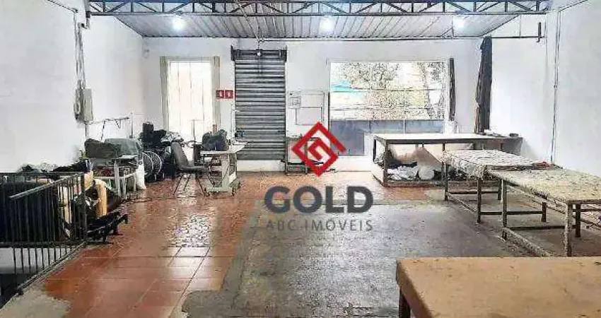 Salão para alugar, 96 m² por r$ 5.015,00/mês - utinga - santo andré/sp