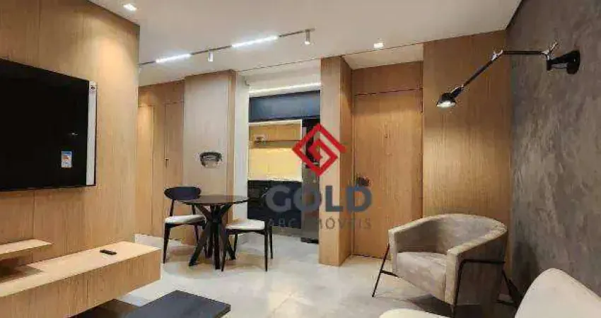 Apartamento com 1 dormitório à venda, 40 m² por r$ 480.000,00 - centro - santo andré/sp