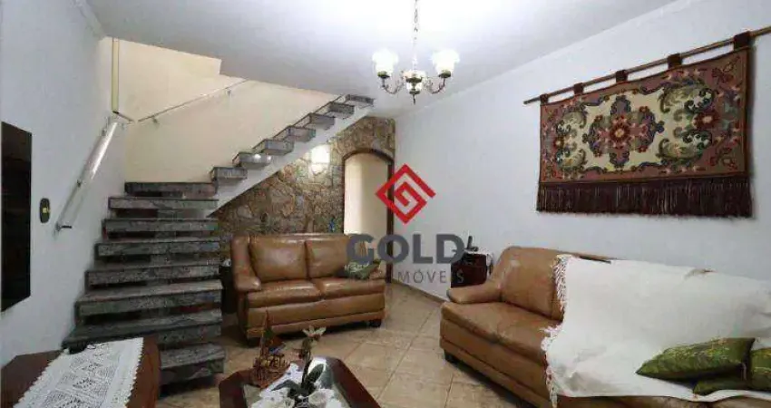 Sobrado à venda, 216 m² por r$ 630.000,00 - parque novo oratório - santo andré/sp