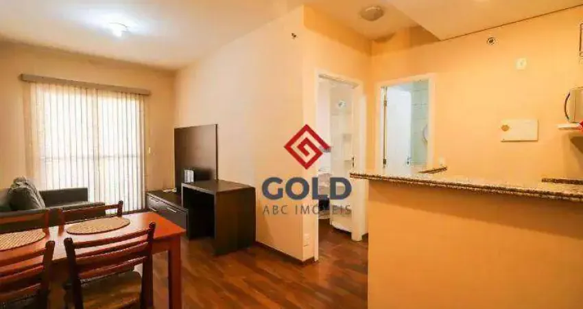 Flat com 1 dormitório, 38 m² - venda por R$ 320.000,00 ou aluguel por R$ 3.966,74/mês - Barcelona - São Caetano do Sul/SP