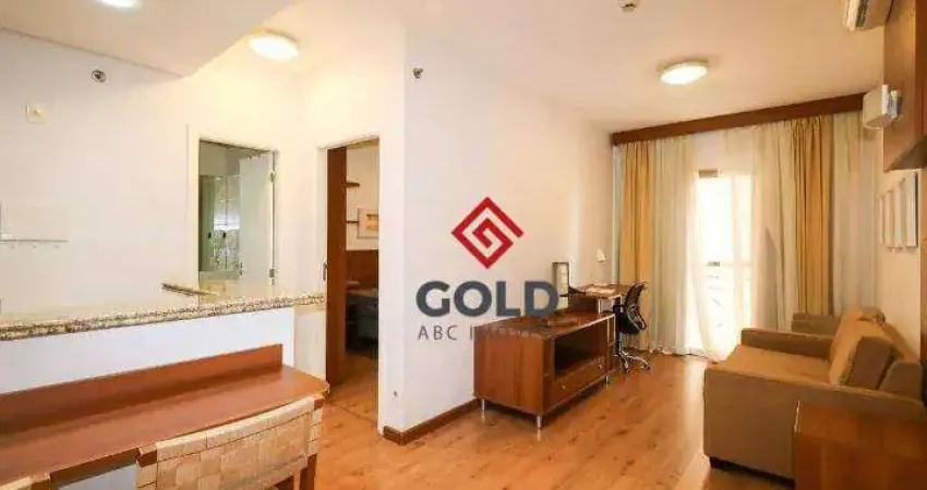 Flat com 1 dormitório, 38 m² - venda por r$ 320.000,00 ou aluguel por r$ 4.000,16/mês - barcelona - são caetano do sul/sp