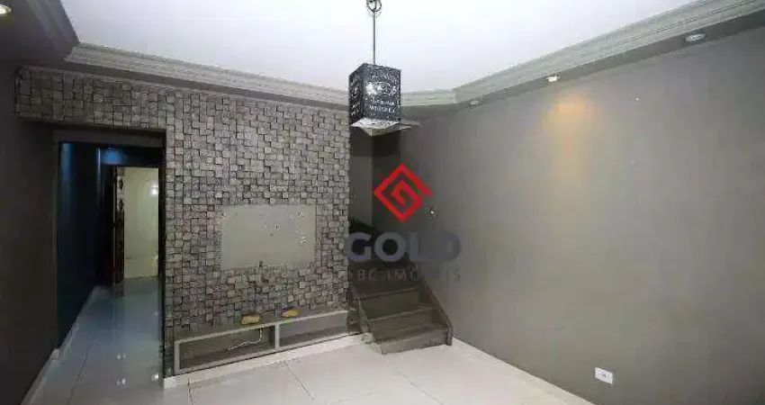Sobrado com 3 dormitórios para alugar, 78 m² por r$ 2.958,38/mês - centro - santo andré/sp