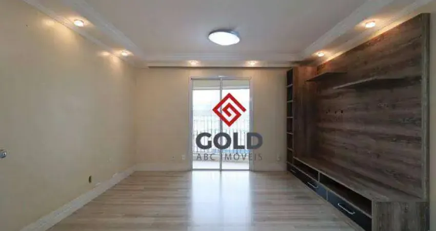 Apartamento com 3 dormitórios para alugar, 92 m² por r$ 5.229,00/mês - jardim - santo andré/sp