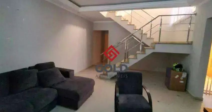 Sobrado com 3 dormitórios à venda, 216 m² por r$ 710.000,00 - parque marajoara - santo andré/sp