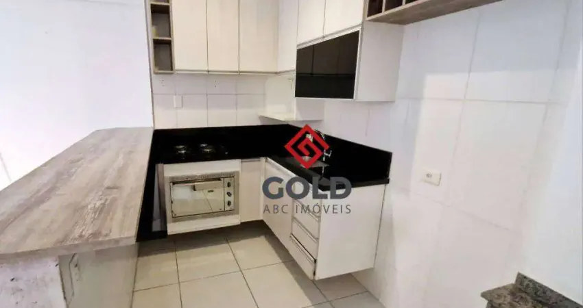 Cobertura com 2 dormitórios à venda, 124 m² por r$ 550.000,00 - vila bastos - santo andré/sp