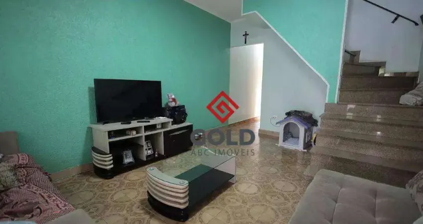 Sobrado com 4 dormitórios à venda, 197 m² por r$ 600.000,00 - parque joão ramalho - santo andré/sp