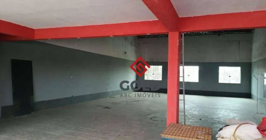 Salão para alugar, 180 m² por r$ 3.700/mês - vila assunção - santo andré/sp