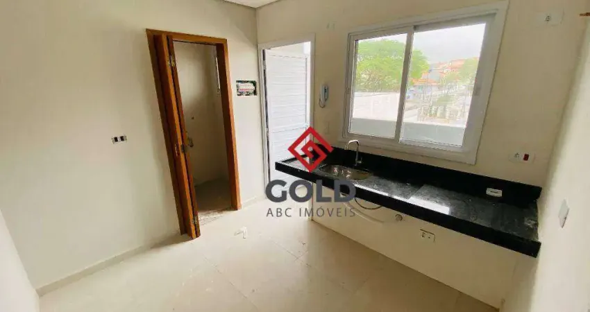 Apartamento com 1 dormitório para alugar, 36 m² por r$ 1.450,00/mês - vila curuçá - santo andré/sp