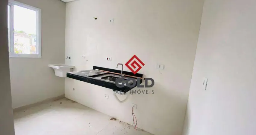 Apartamento com 1 dormitório para alugar, 45 m² por r$ 1.650,00/mês - vila curuçá - santo andré/sp