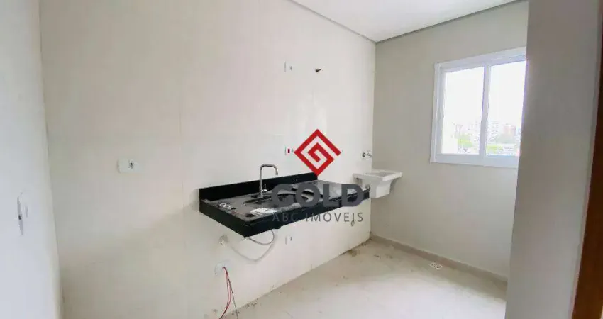 Apartamento com 1 dormitório para alugar, 45 m² por r$ 1.650,00/mês - vila curuçá - santo andré/sp