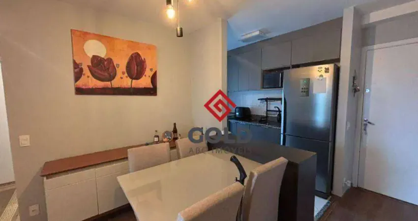Apartamento com 2 dormitórios para alugar, 56 m² por r$ 2.813,00/mês - vila curuçá - santo andré/sp