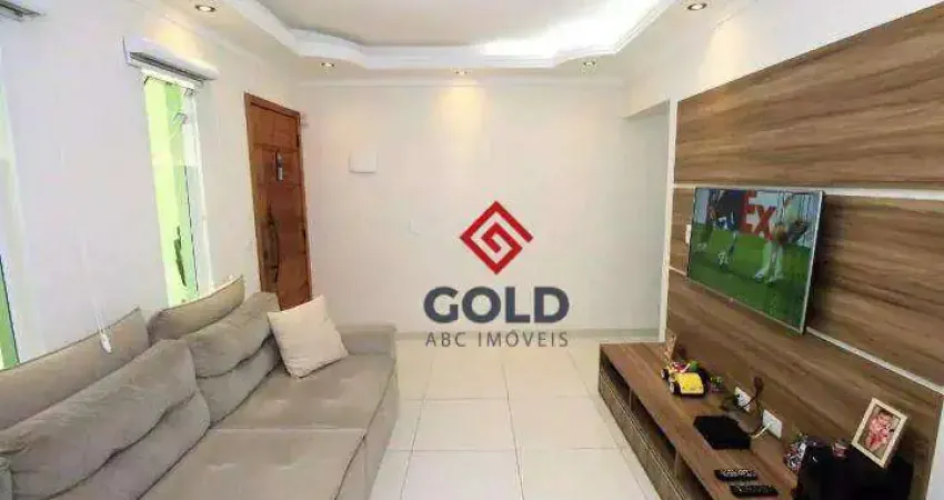 Sobrado com 3 dormitórios à venda, 152 m² por R$ 840.000,00 - Vila Camilópolis - Santo André/SP