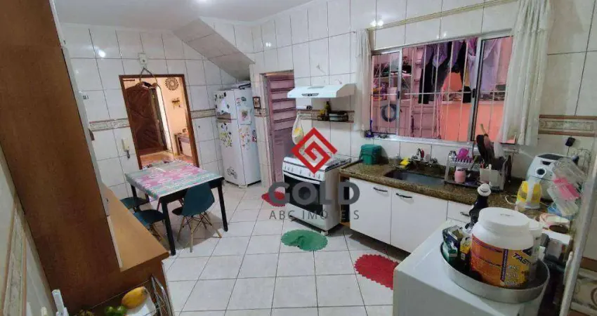 Apartamento com 3 dormitórios à venda, 100 m² por R$ 535.000,00 - Vila Camilópolis - Santo André/SP