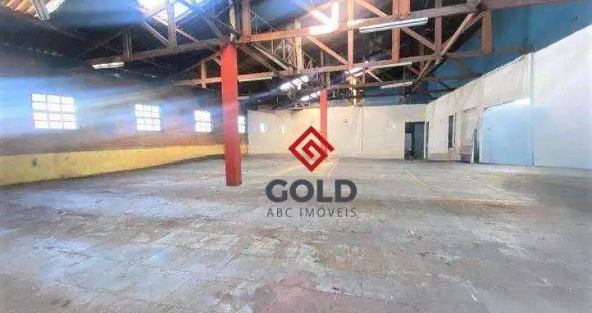 Galpão para alugar, 1506 m² por R$ 22.250,00/mês - Paraíso - Santo André/SP