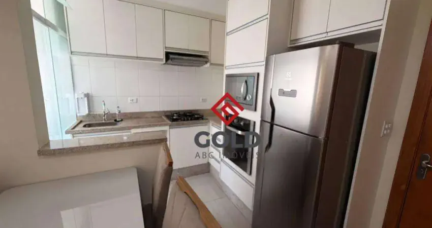 Apartamento com 2 dormitórios à venda, 48 m² por r$ 368.000,00 - utinga - santo andré/sp